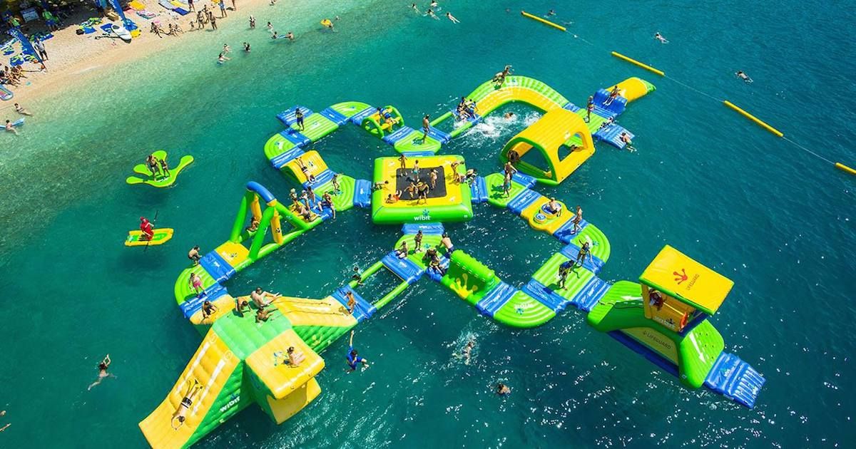Parc JeanDrapeau's Aquazilla Floating Obstacle Course Is Coming Back
