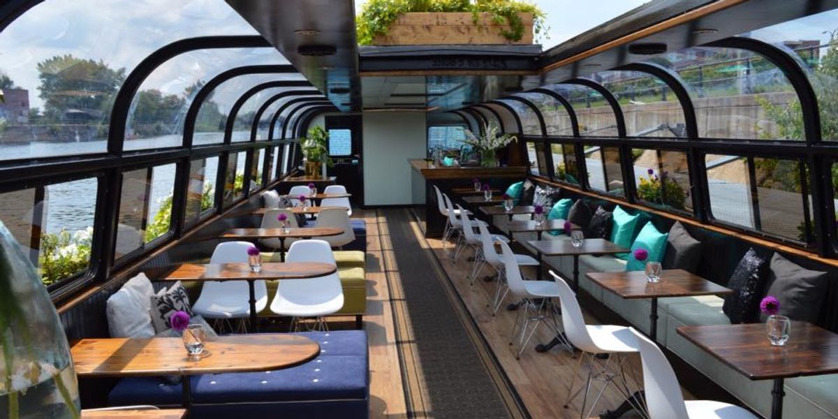 Montreal's FirstEver "Floating Boat Café" You Gotta See To Believe
