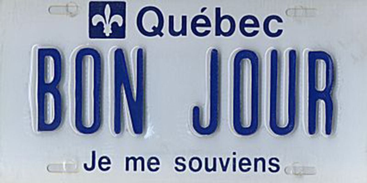 Quebec To Finally Sell Custom Licence Plates MTL Blog