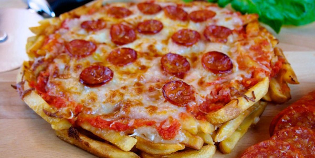 This Is The French Fry, Pepperoni & Cheese Pizza MTL Blog