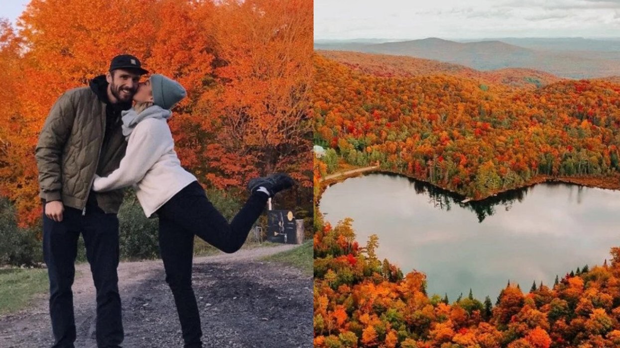 Fall foliage in Quebec.