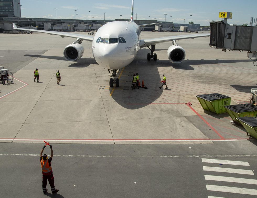 Federal charter flight carrying Ukrainians fleeing the war with Russia arrives in Montreal.