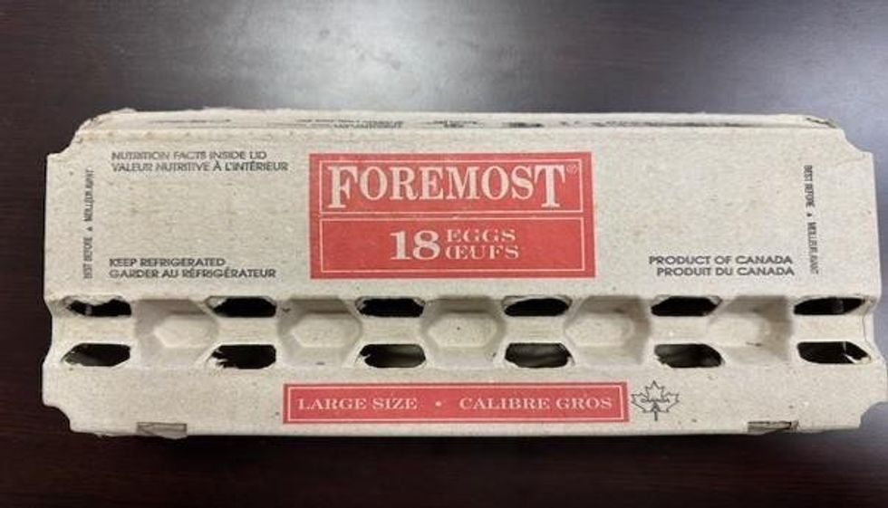 Foremost brand eggs.