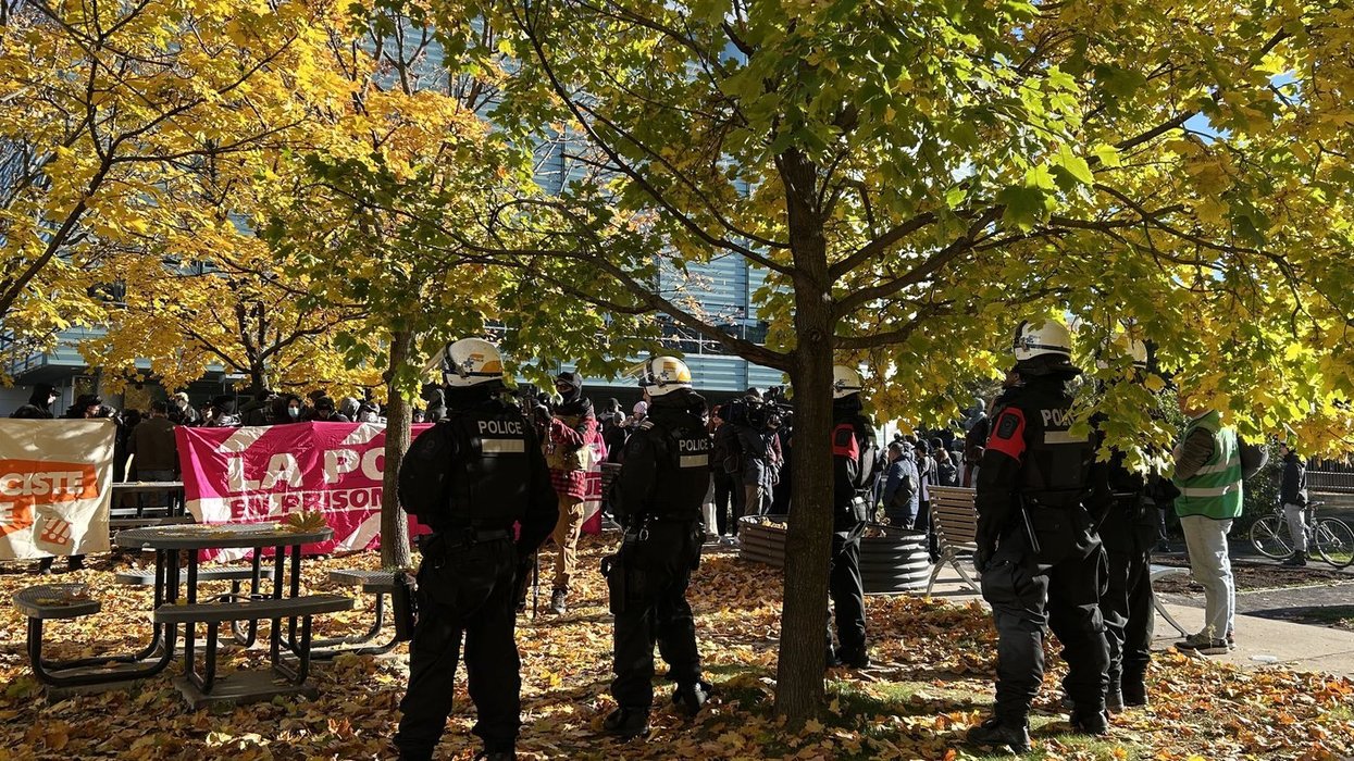 Four arrested at anti-police brutality protest