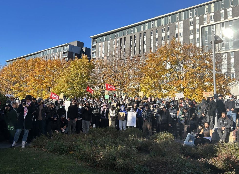 Four arrested at anti-police brutality protest