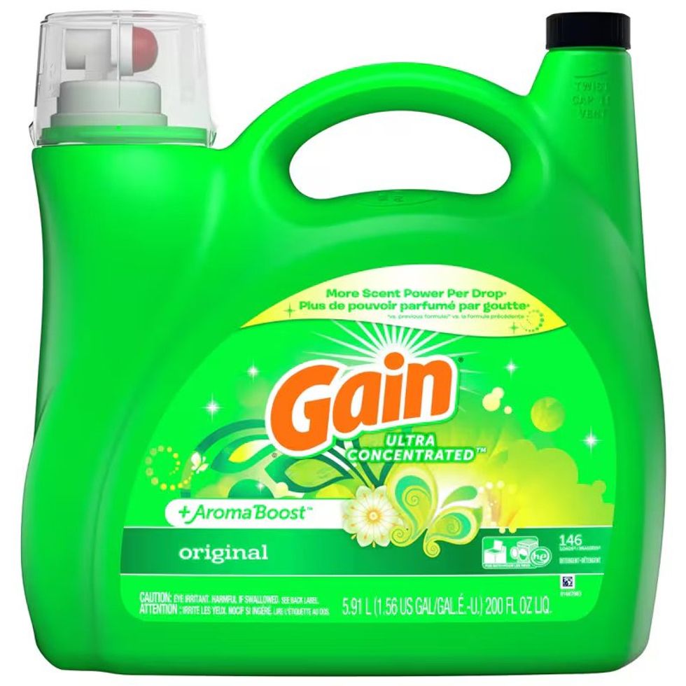 Gain HE liquid laundry detergent, 5.91 L