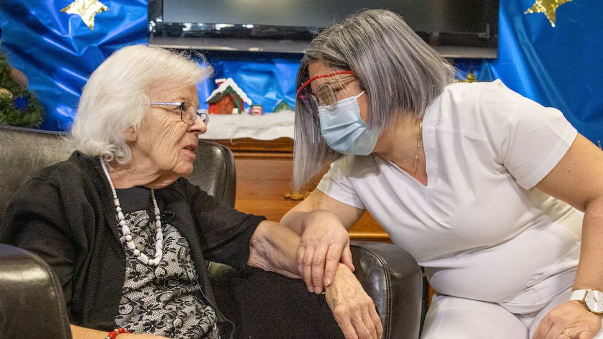 Gisèle Lévesque Is Officially The First Person In Quebec To Get A COVID-19 Vaccine (VIDEO)