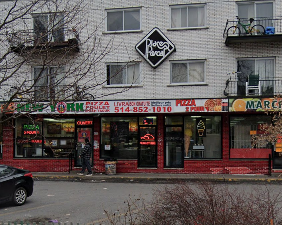 Google Street View of Chopstix Restaurant in Montreal.