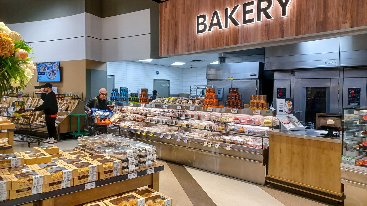 Grocery store bakery department (illustrative).