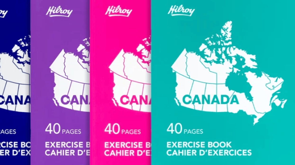 Hilroy notebooks.