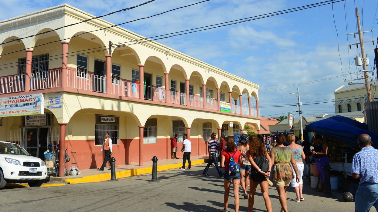 Historic downtown in Falmouth, Jamaica.\u200b