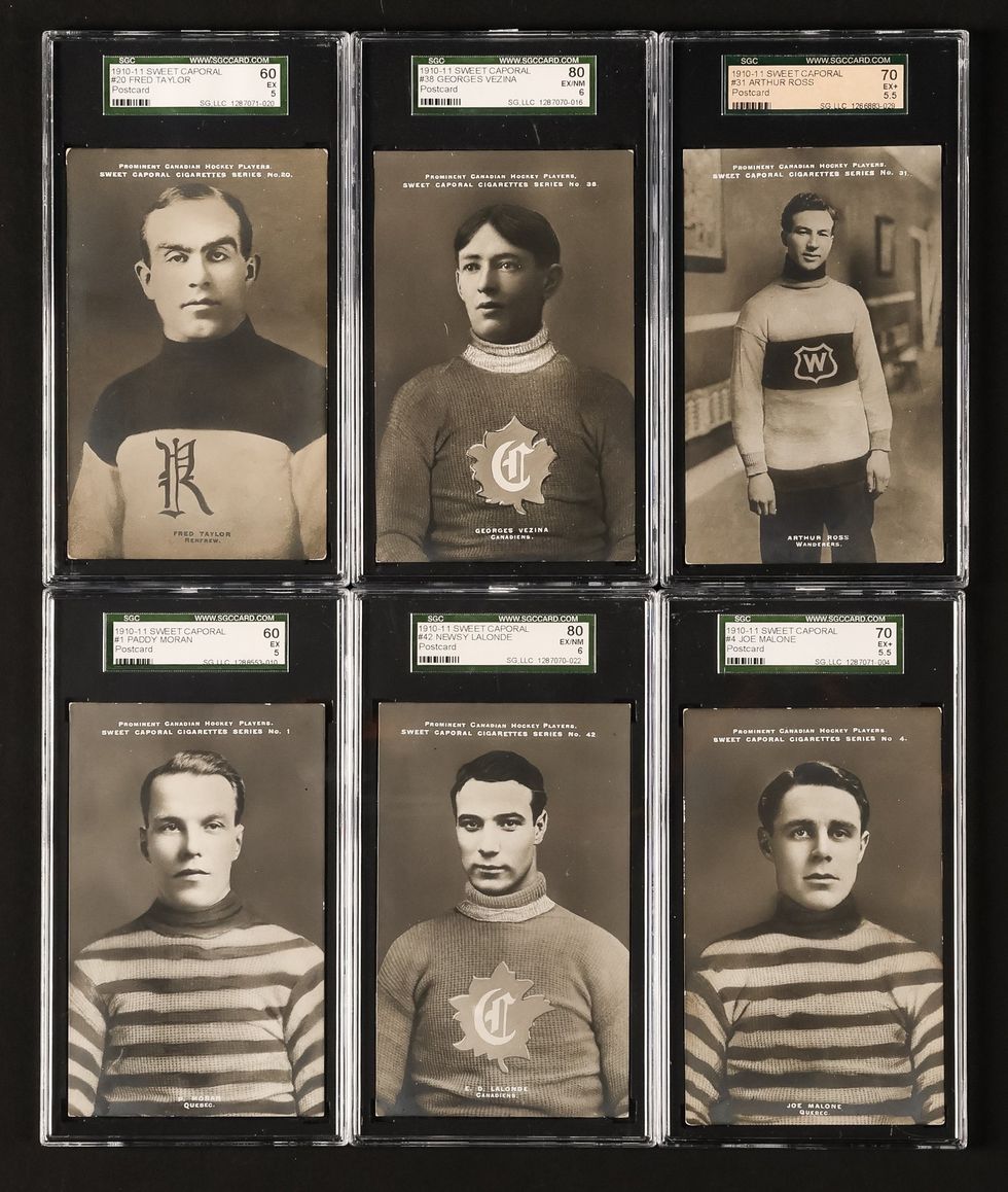 Hockey cards from 1910.