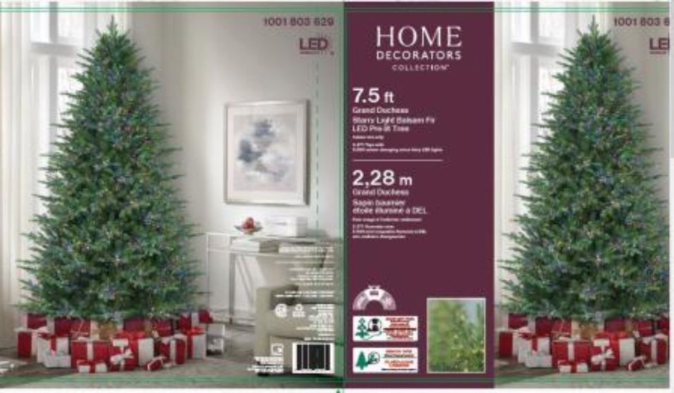 Home Decorators Collection Pre-Lit Artificial Christmas Tree