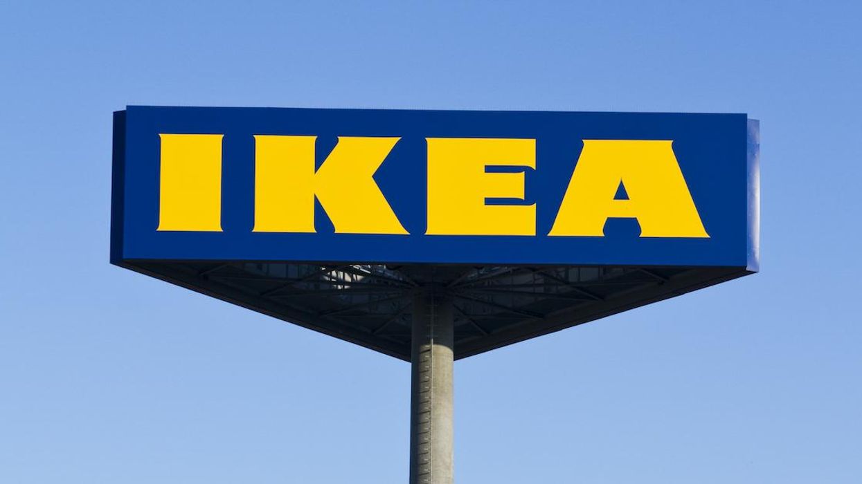 IKEA sign.