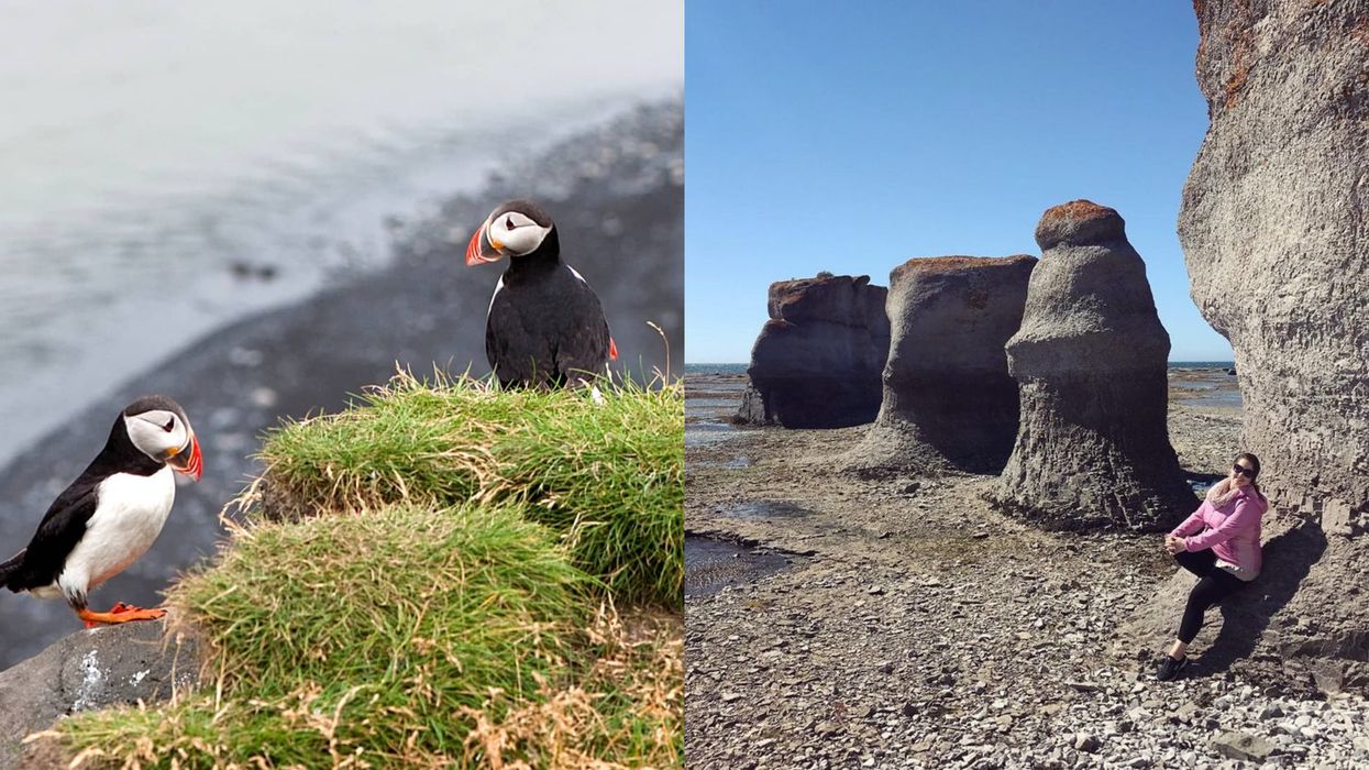 Quebec Has A Park Filled With Monoliths & Puffins That Feels Like A Different Planet