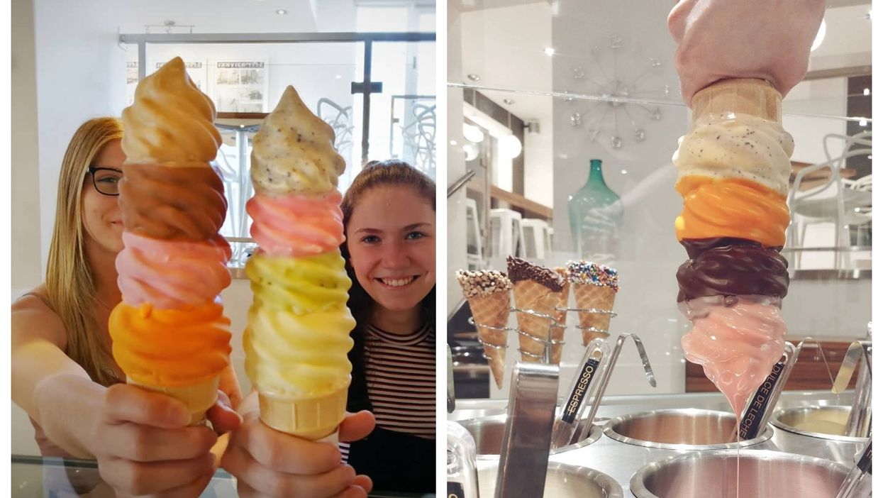 This Creamery On Montreal's South Shore Makes XXL Ice Cream Cones