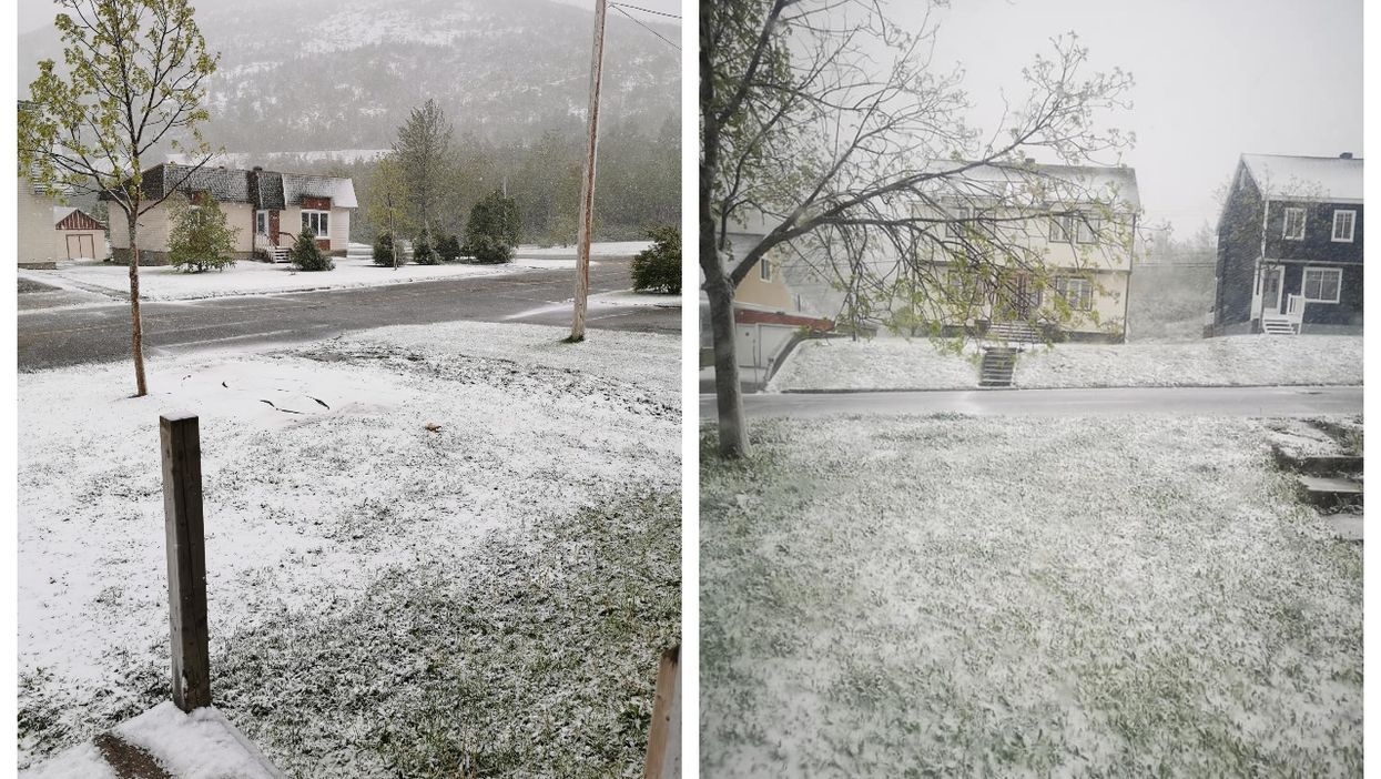 Some Quebecers Woke Up To SNOW This Morning (PHOTOS)