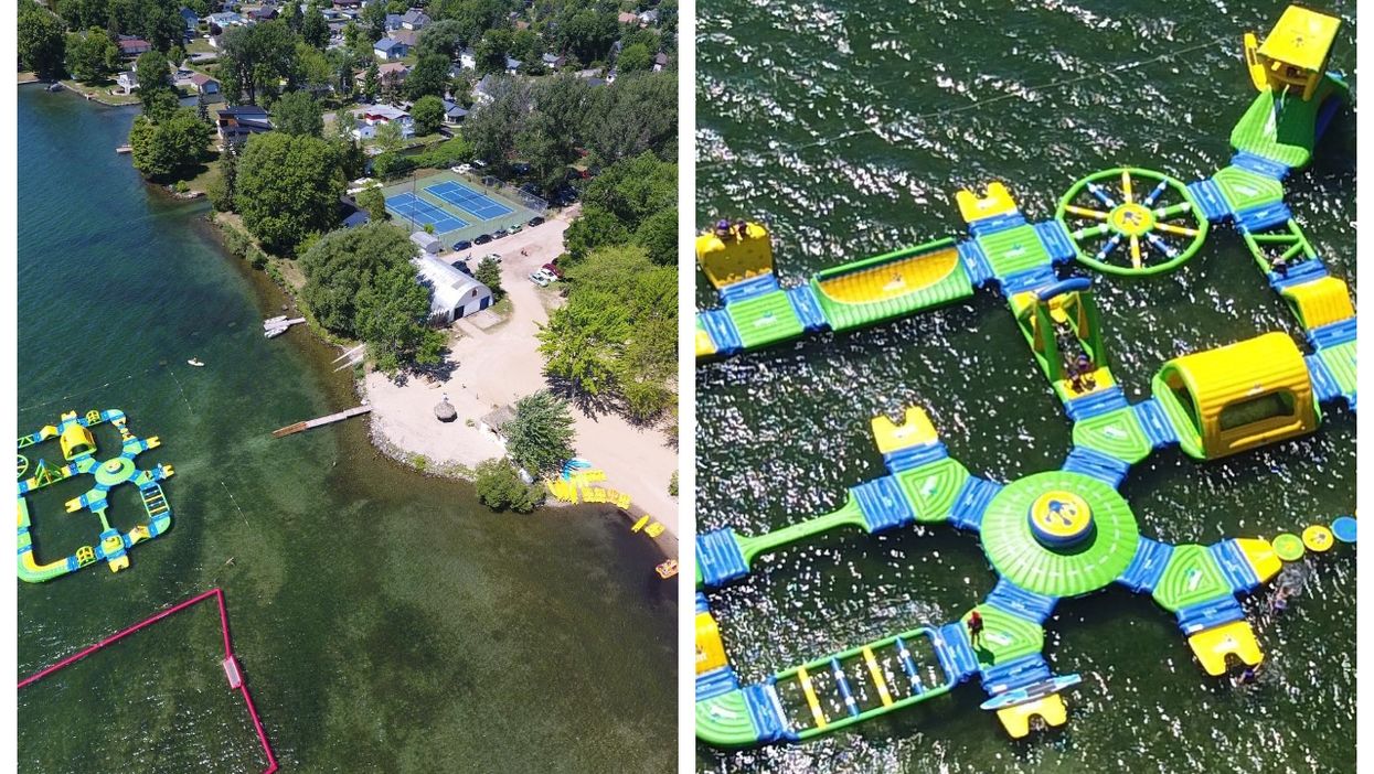 This Inflatable Obstacle Course Near Montreal Is Ideal If You Hate Sunbathing On The Beach