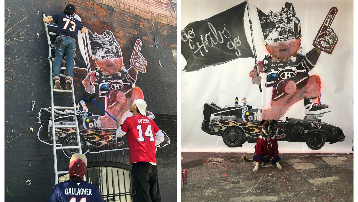 Montreal Has A New Mural Dedicated To The Habs And It's Pretty Metal (VIDEO)