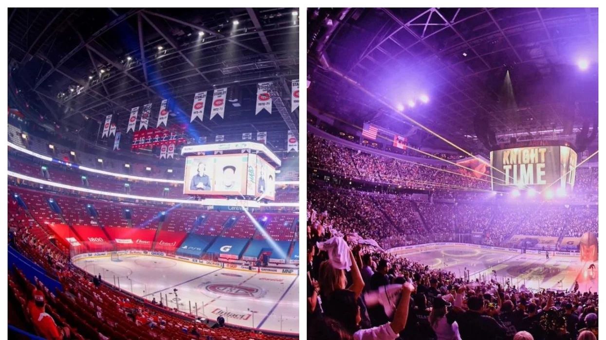 1,000 More Fans At Last Night's Habs Game Were Nothing Compared to Vegas (PHOTOS)