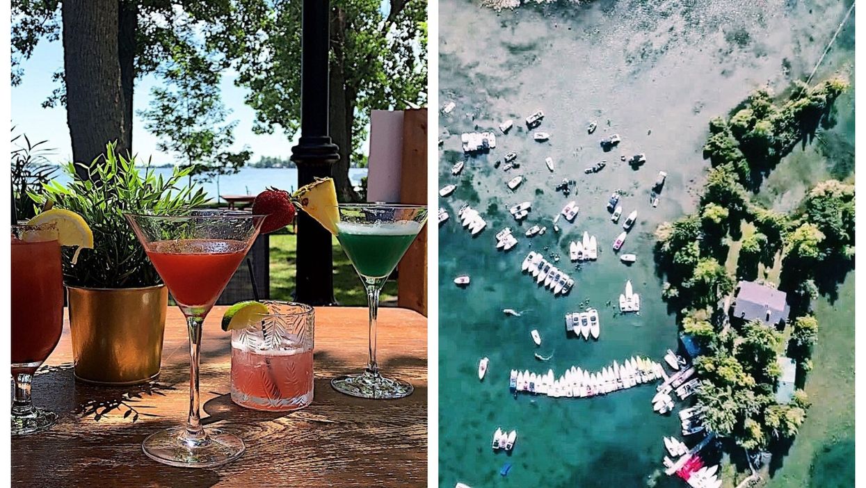 There's A Hidden Bar On This Island 1 Hour From Montreal & It Looks Like Paradise (VIDEO)