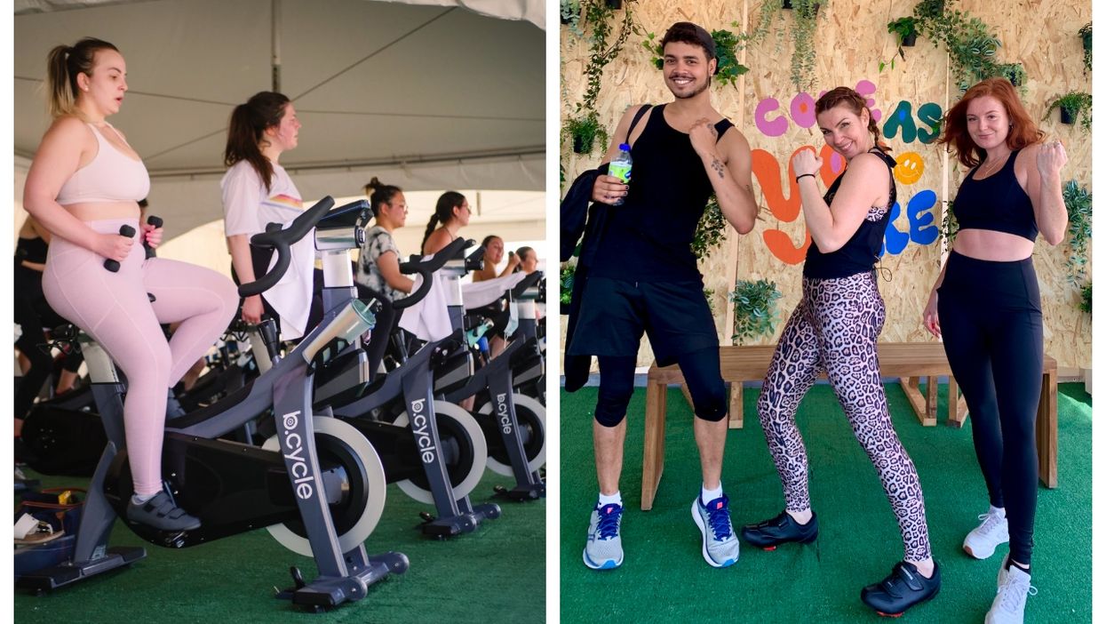 I Tried Montreal's New Pop-Up Rooftop Spinning Gym & Felt On Top Of The World (PHOTOS)