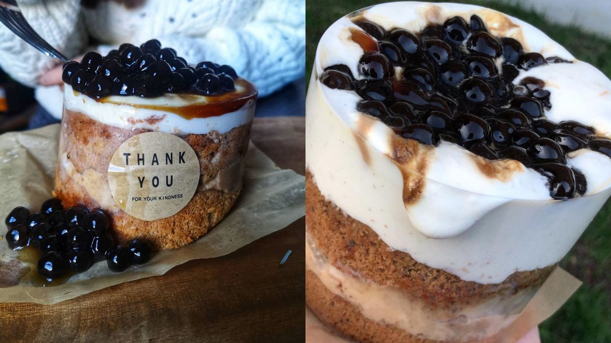 Montrealers Can Get Personal-Sized Boba Waterfall Cakes That Overflow When You Unwrap Them