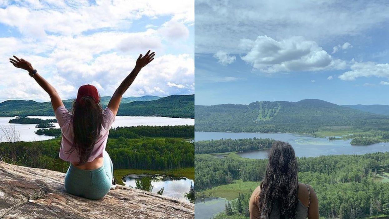 Quebec Has A 'Smile Mountain' Less Than 2 Hours From MTL & The Views Explain Its Name