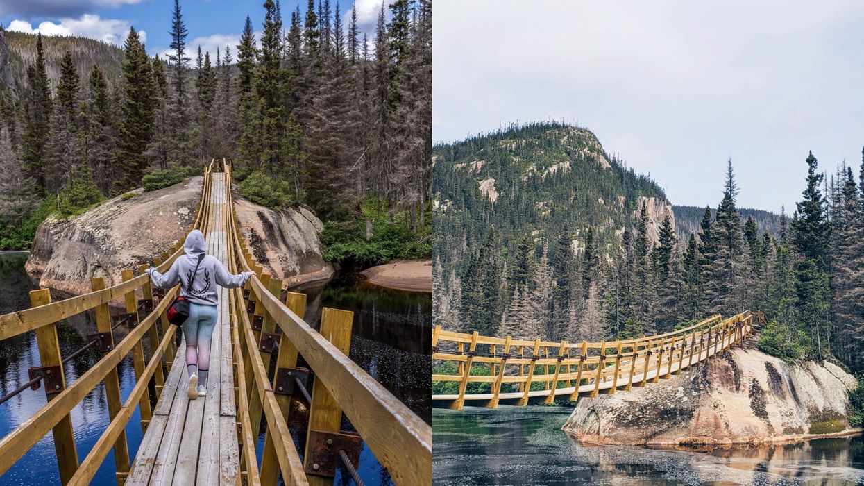 This Fairy-Tale Bridge Is Hidden In The Middle Of A Quebec Wildlife Reserve