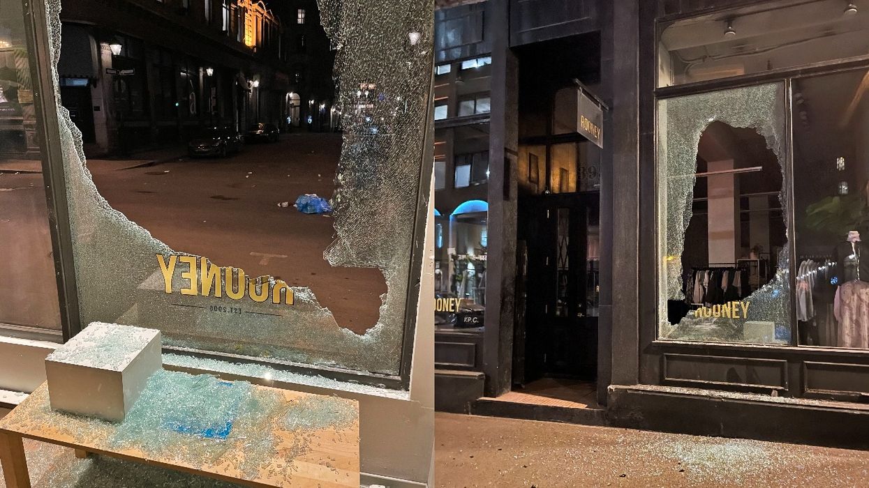A Montreal Business Owner Said Damages From The Anti-Curfew Protest May Cost Up To $12,000