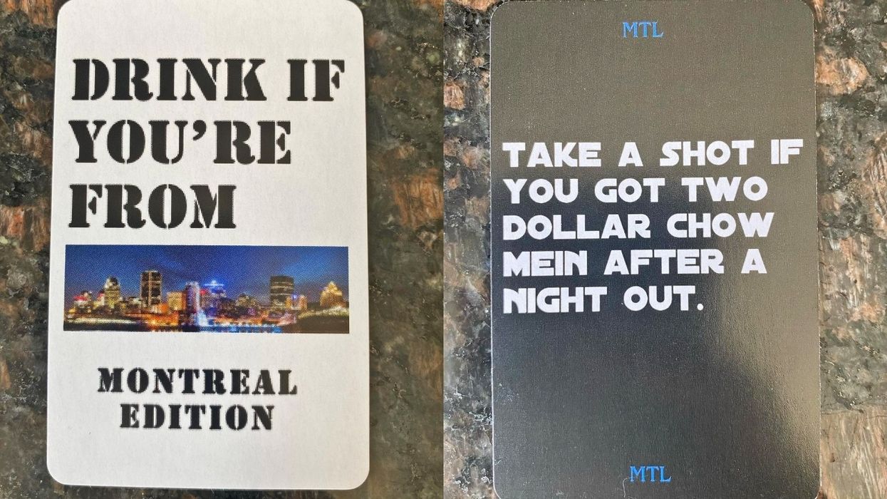 This New Montreal-Edition Drinking Card Game Will Desperately Make You Miss Going Out