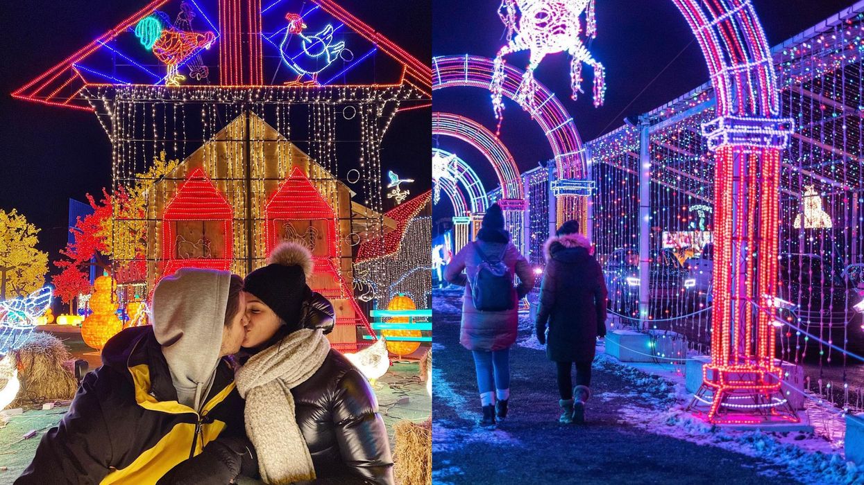 It's Your Last Weekend To Explore A Magical Village Of 15 Million Lights Near Montreal