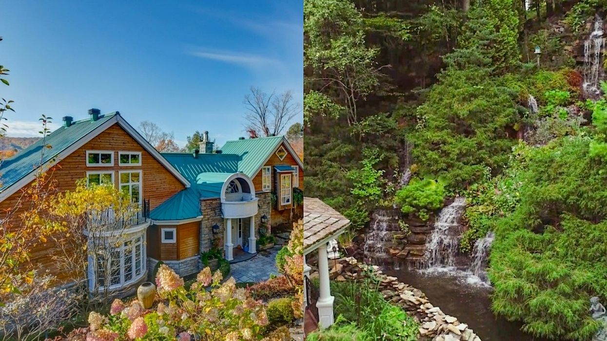 This Never-Ending Estate For Sale In Quebec Comes With Its Very Own 60' Waterfall (PHOTOS)