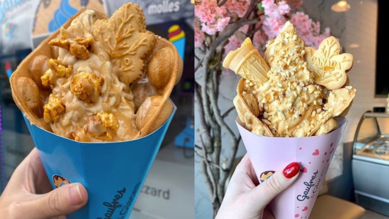 One Of MTL's Fave Ice Cream Spots Makes Action-Packed Maple Cones & They're Oh-So-Canadian