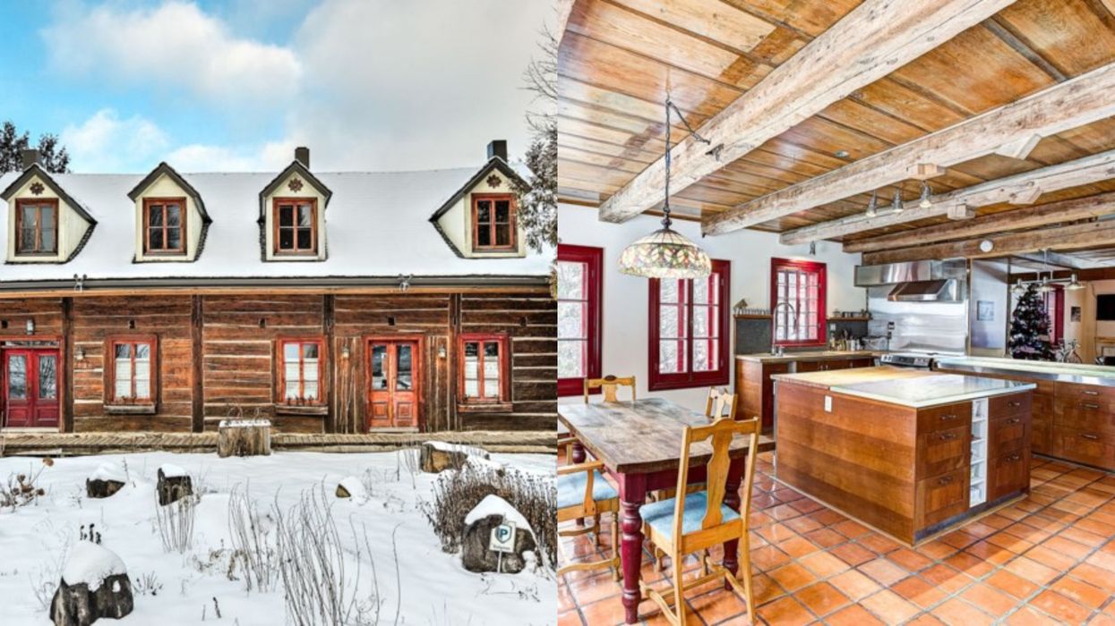 This Home For Sale Near Montreal Is SO Quebec That It Looks Like A High-End Cabane À Sucre