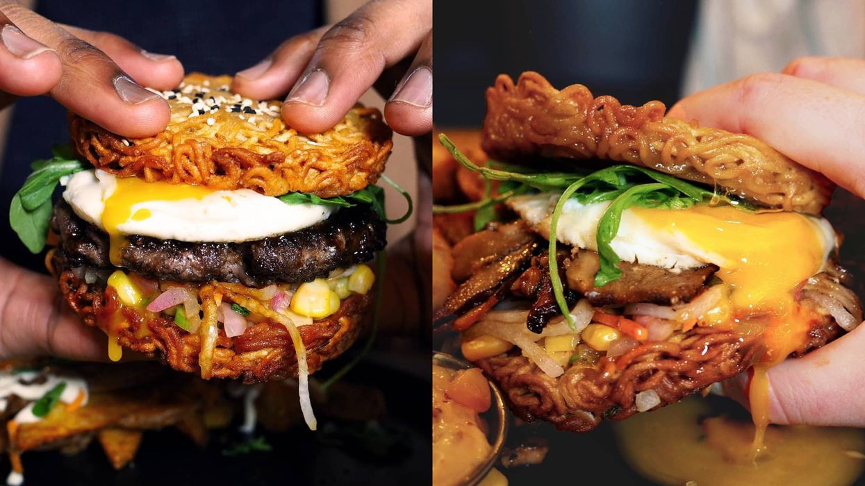 This Montreal Spot Makes A Ramen Burger And You Have To See (And Taste) It To Believe It