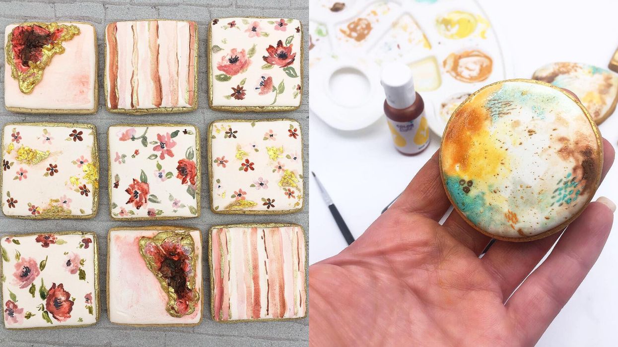 These Hand-Painted Watercolour Cookies Sold In MTL Are Little Works Of Art You Can Eat