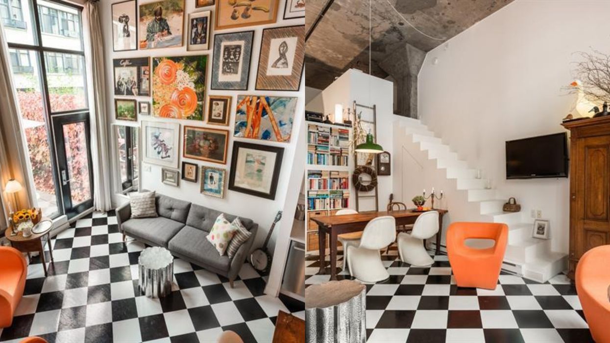 This Loft For Sale In MTL Is Like Tripping Down A Chic 'Alice In Wonderland' Rabbit Hole