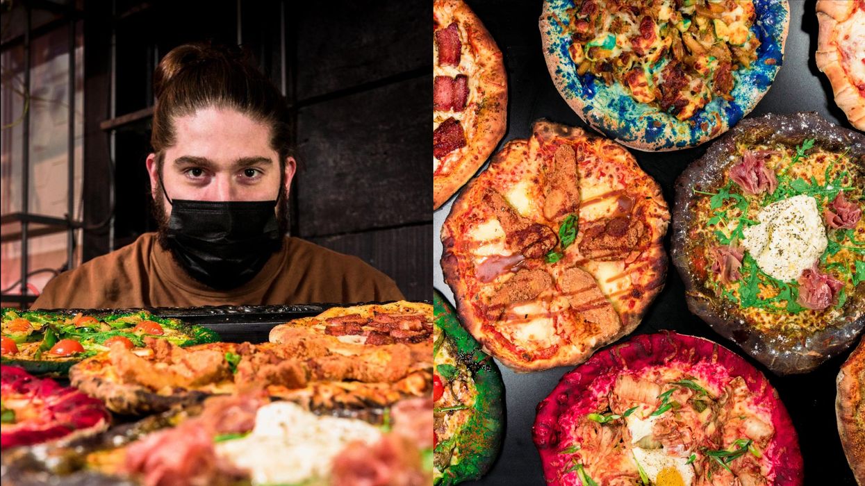 Poutine Pizza On Blue Crust Is Just One Of The WILD Menu Items At This Montreal Resto