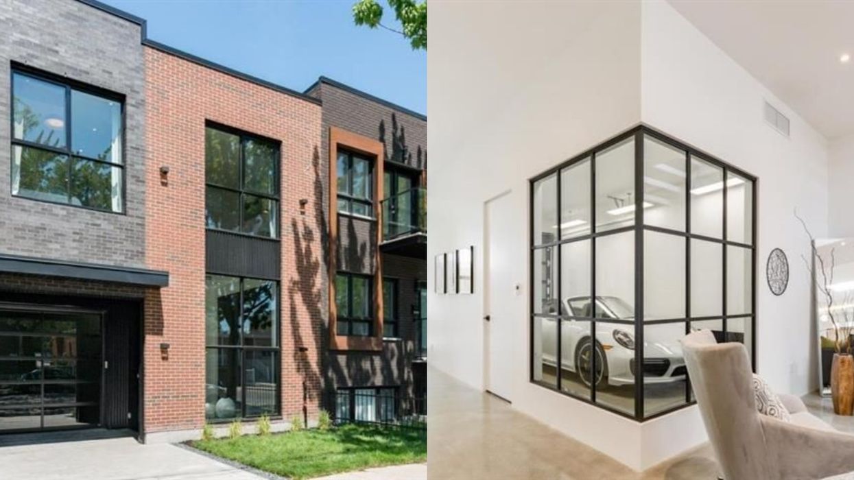 This Modern House For Sale In Montreal Has A Garage In The Living Room (PHOTOS)