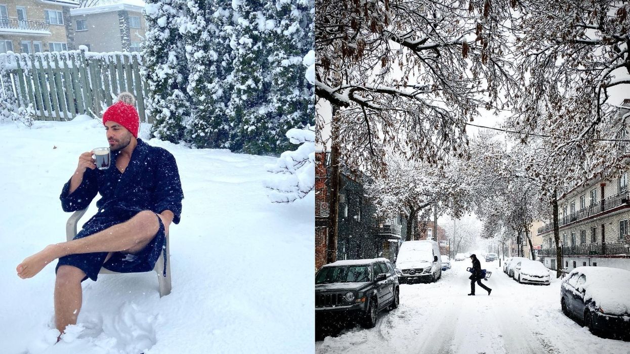 Montrealers Are Living It Up In Peak Winter Wonderland After Saturday's Snowfall