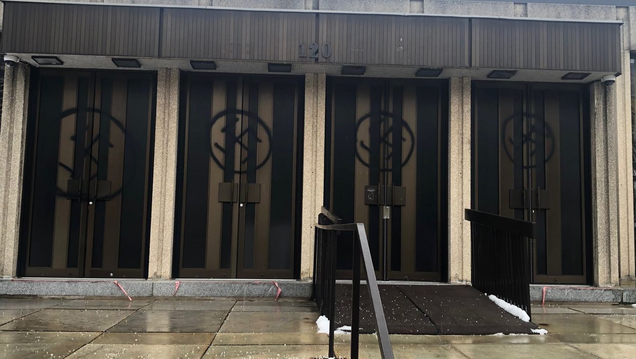 A Montreal Synagogue Was Vandalized With Swastikas On Wednesday