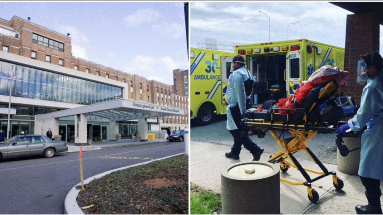 An Instagram Story Shows Stretchers In The Jewish General Hospital Garage — CORRECTION