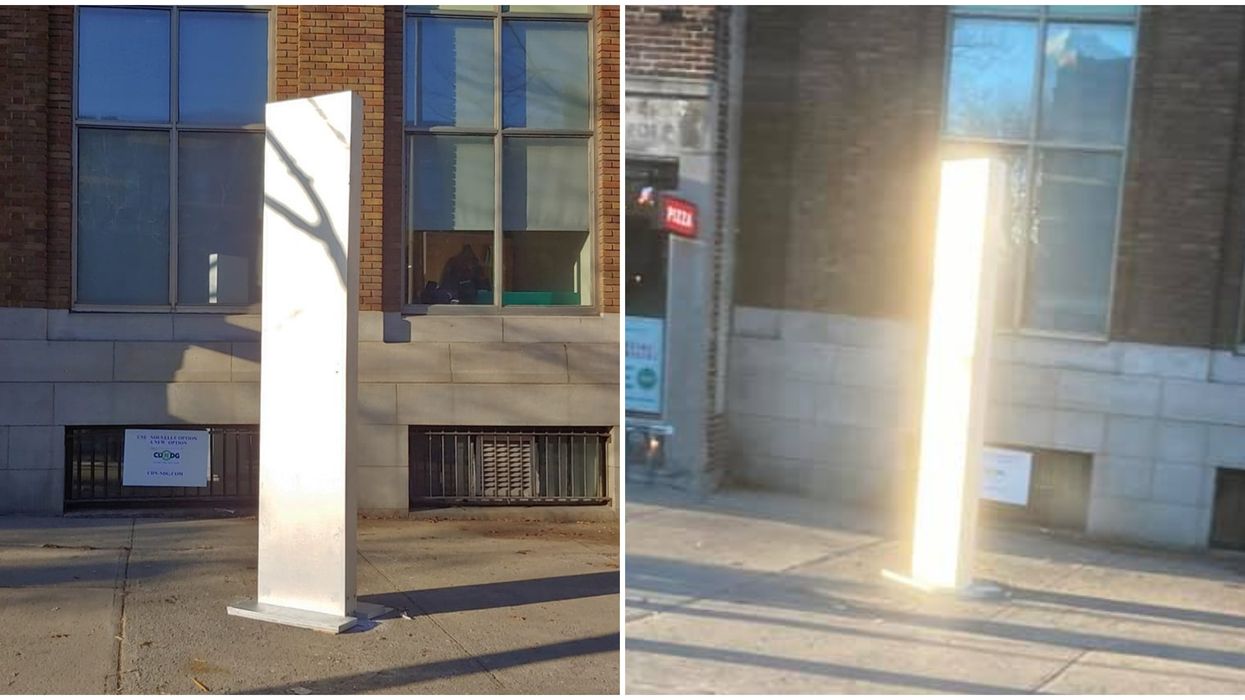 Montreal Got Its Own Mysterious Monolith & No One Knows If It's Aliens Or An Art Project