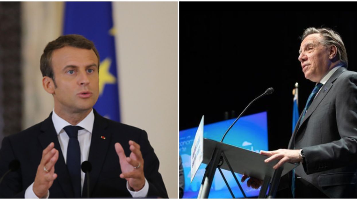 Quebec Politicians Are Wishing President Macron Well After He Tests Positive For COVID-19