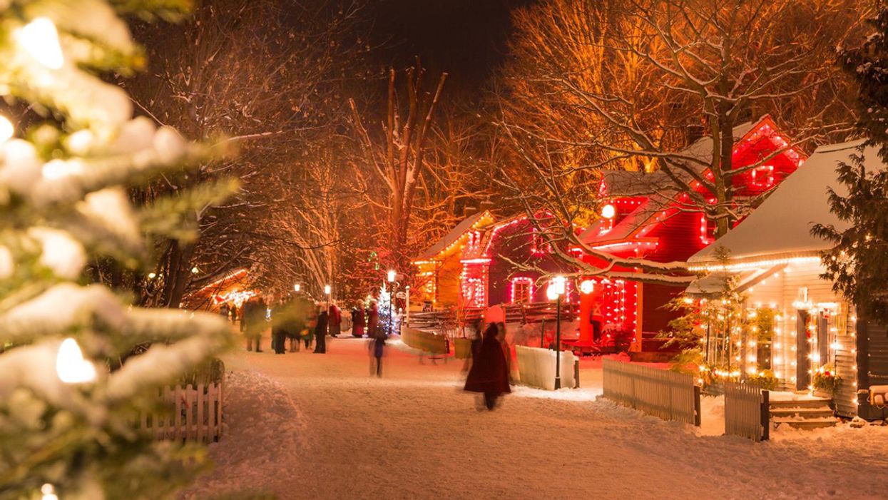 A 25,000-Light Storybook Christmas Town Has Opened Outside Montreal (PHOTOS)