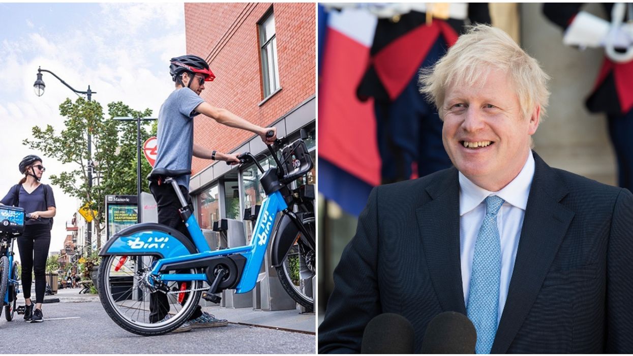UK Prime Minister Boris Johnson Shared His Love For Montreal BIXIs In A Call With Trudeau