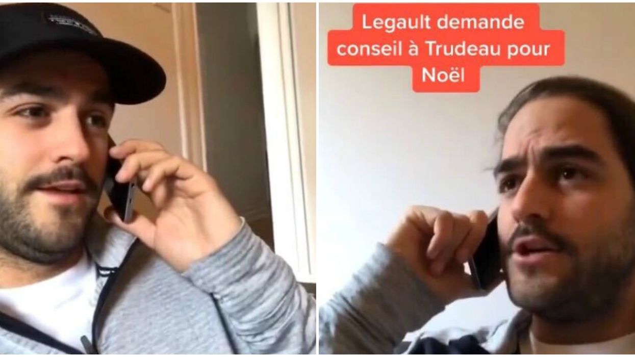This Quebecer NAILED Impressions Of Legault & Trudeau Coming Up With Holiday Rules (VIDEO)
