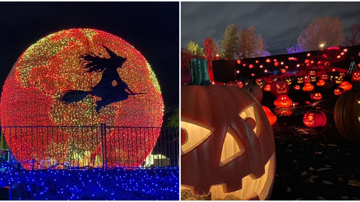 You Can Drive Through A Halloween Village Made Of 15-Million Lights At Illumi In Laval