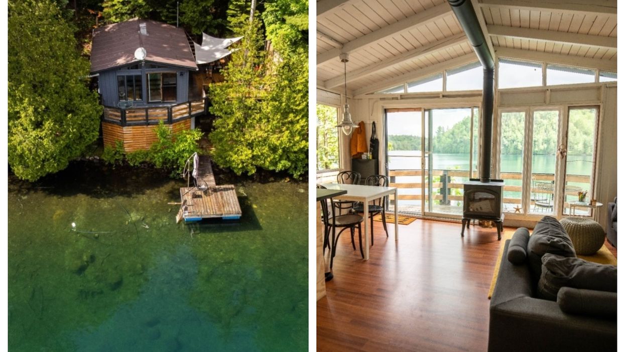 This $299K Lake House For Sale In Quebec Makes You Feel Like You're Floating On Water